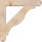 Ekena Millwork Funston Craftsman Smooth Bracket w/ Offset Brace, Douglas Fir, 7 1/2"W x 42"D x 42"H BKT0806X42X42FST04SDF - alternate 4